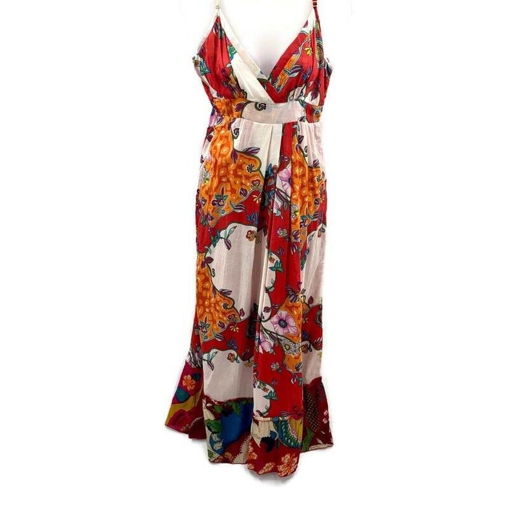 Md'M Floral 100% Cotton Dress Size 10 Multicolor